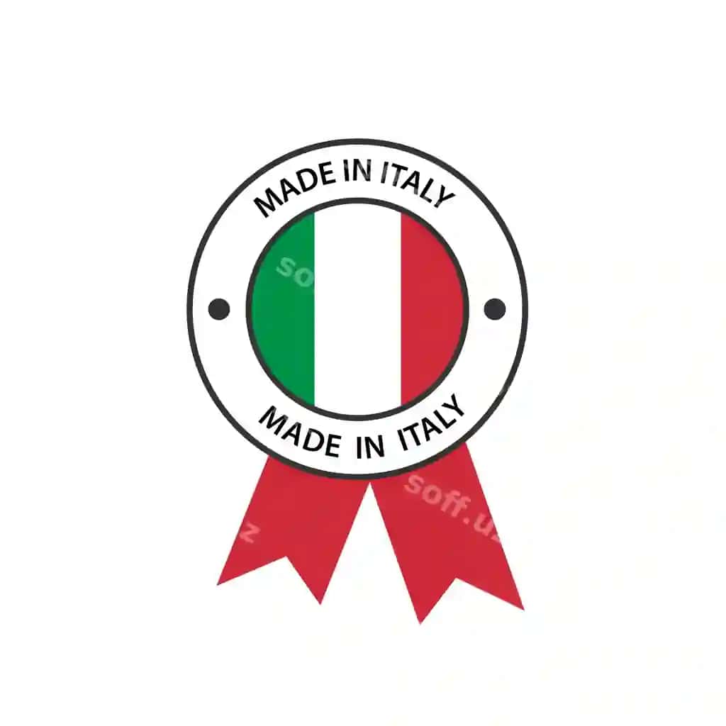 Italiya premium vektor logotipi piktogramma grafigini yaratdi | Made italy premium vector logo icons graphic