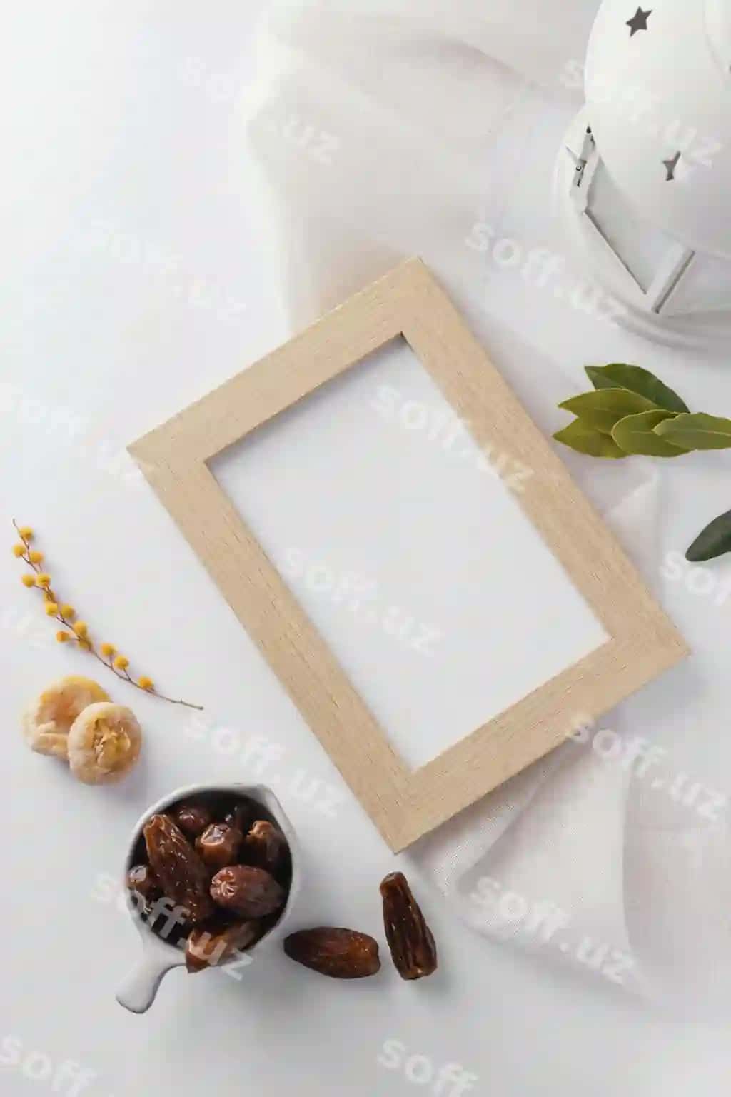 Ramazon ramkalarining joylashtirish namunasi | Mock up ramadan frame arrangement