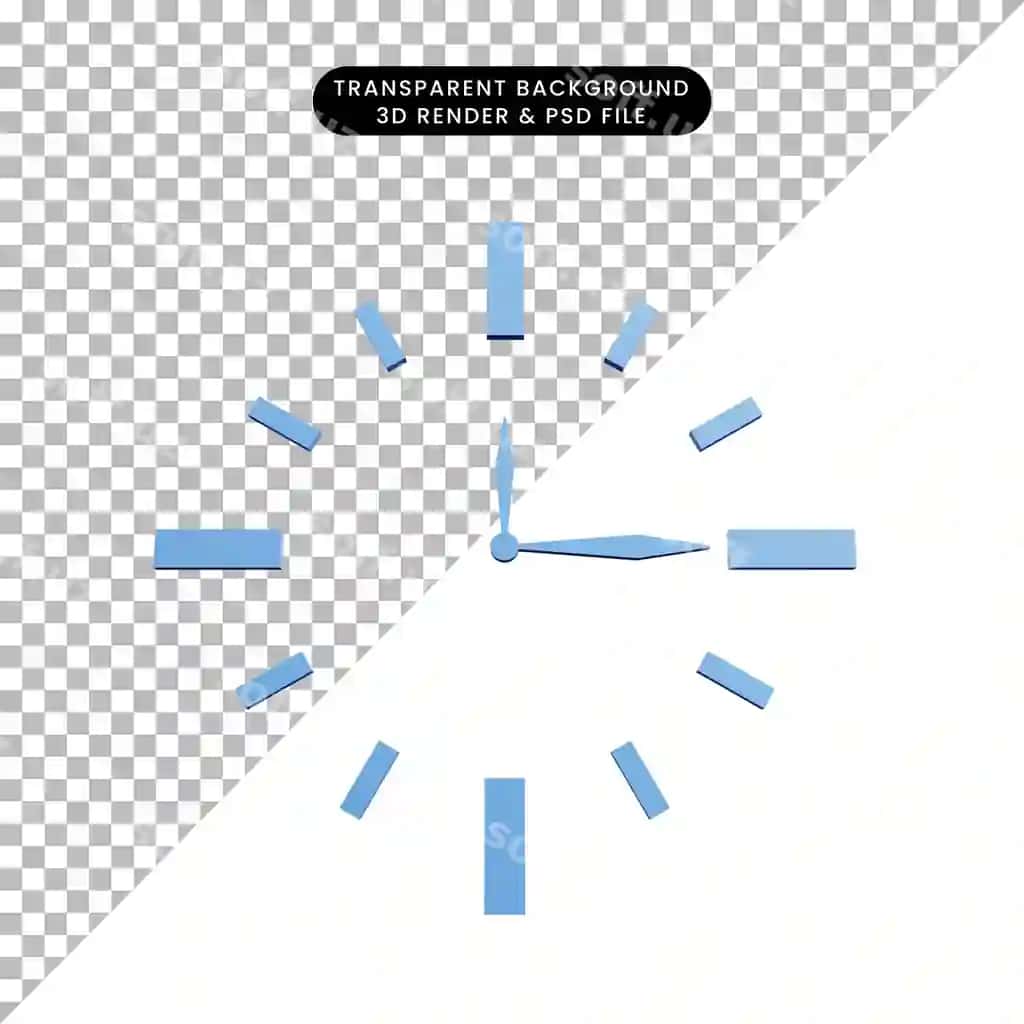 3d illustratsiya oddiy ikonka kontseptsiyasi vaqt soati | 3d illustration simple icon concept time clock