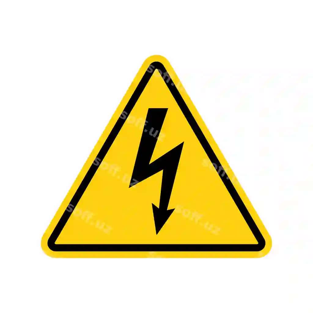 Balovat ogohlantirish belgisi xavfli balovat ramzasi | High voltage warning sign danger high voltage symbol