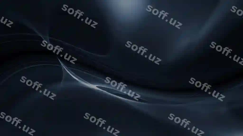 Silliq, yumshoq chiziqli abstrakt to'q fon | Abstract dark background with smooth soft lines