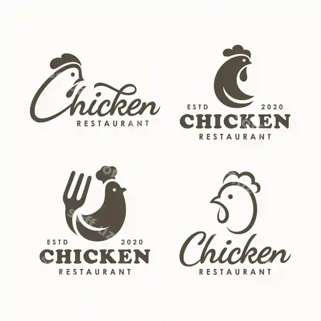 Tovuq logotipini o'rnating | Set chicken logo