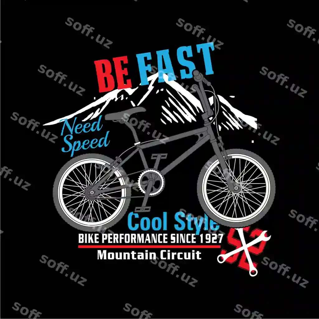 Velosiped so'nggi uslubdagi slogan vektor bosilmasi | Bicycle cool style slogan print vector