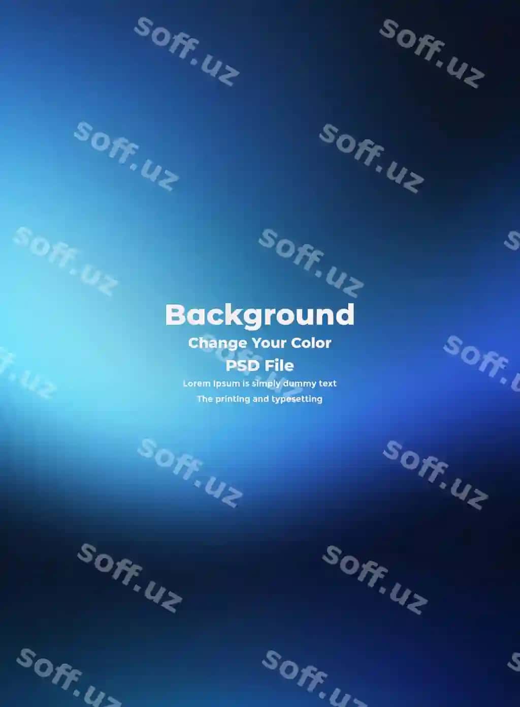Psd abstrakt ko'k gradient orqa fon bo'sh ko'k tekstura | Psd abstract blue gradient background empty blue texture