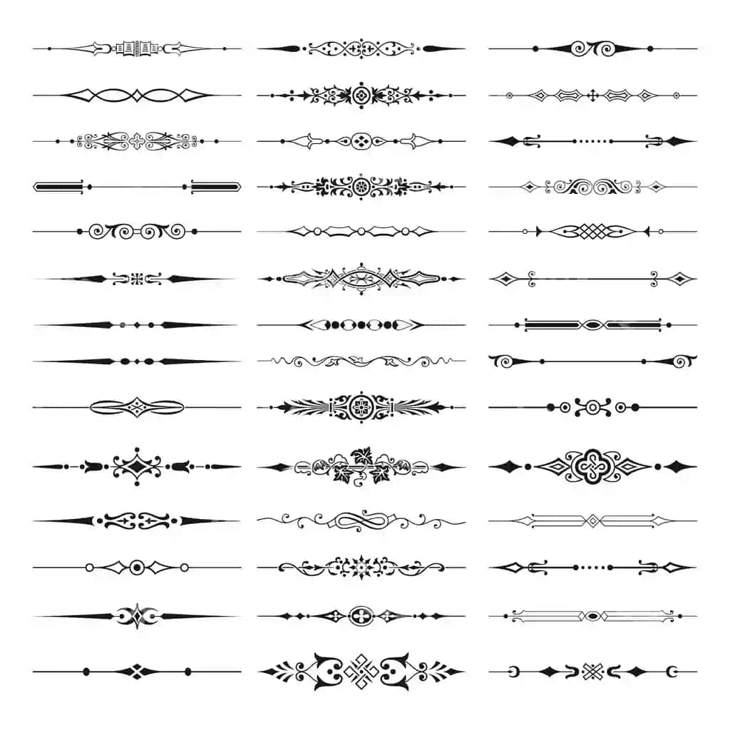 Vektor retro dekorativ chirik dizayn elementi | Vector vintage ornament design element