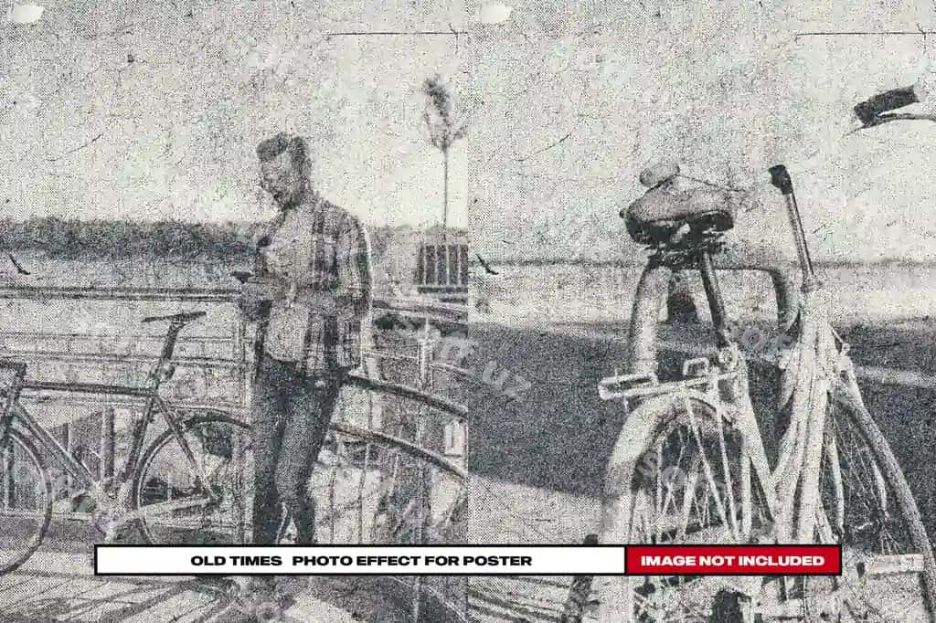 Eski vaqtlar poster effekti | Old times poster effect