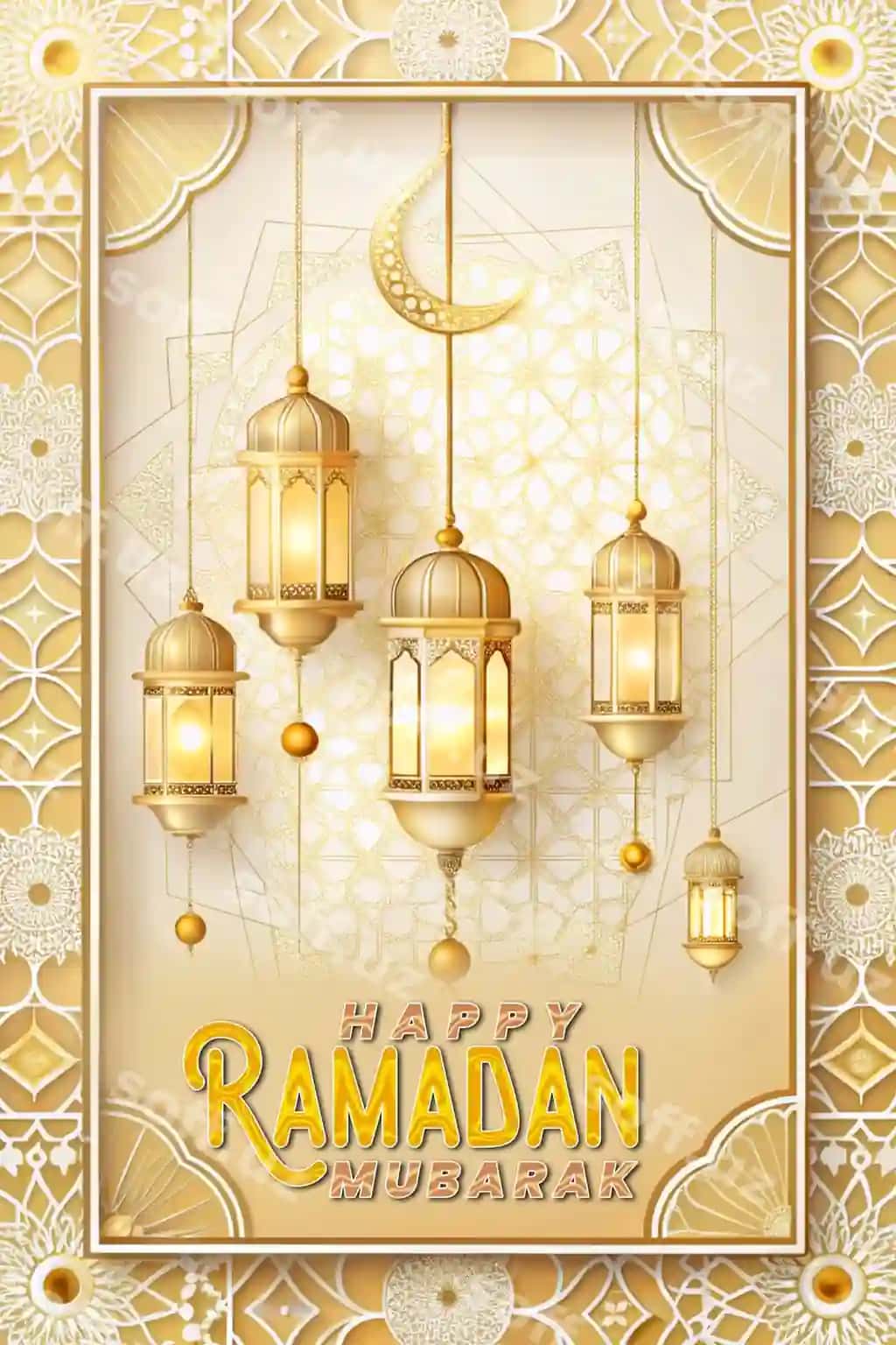 Minimalistik Ramadan Kareem shabloni ijtimoiy tarmoqlardagi post | Minimalist ramadan kareem template social media post