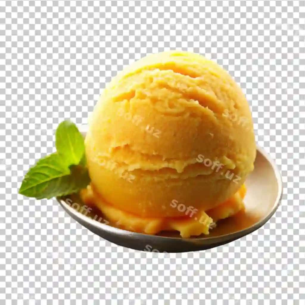Ball tabiiy mangal muzlatma qoshiq | Ball natural mango ice cream spoon