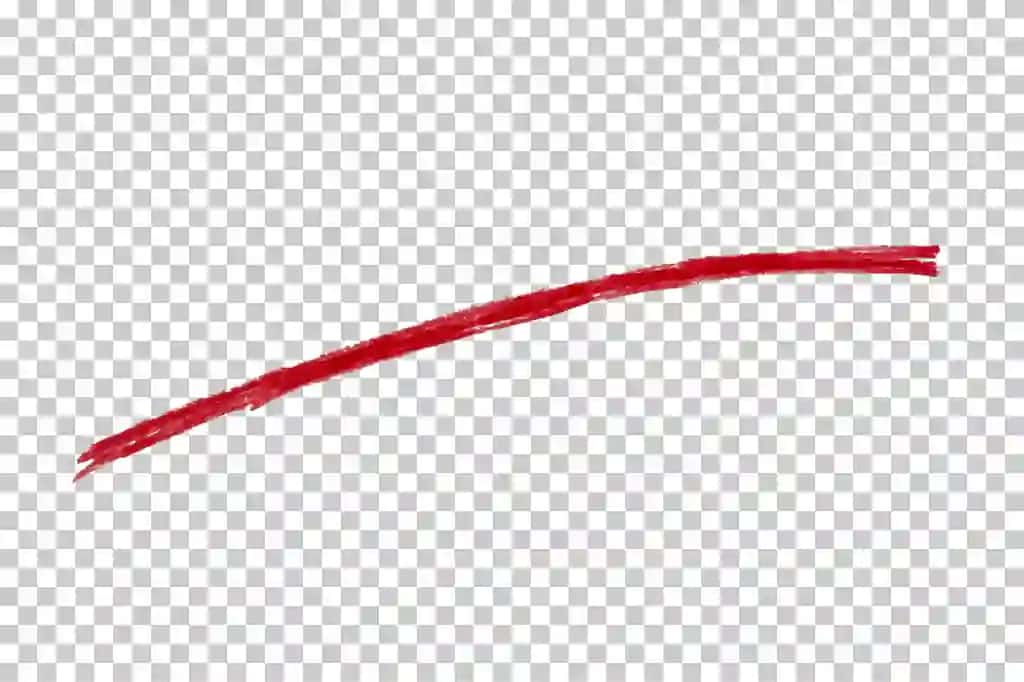 Png qizil qo'lda chizilgan marker qalam zarbasi chizig'i shaffof fon | Png red hand drawn marker pen stroke line transparent background