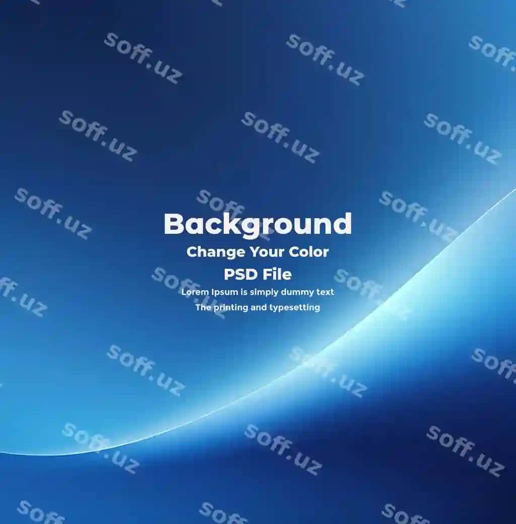 Psd mavhum ko'k gradient fon bo'sh ko'k tekstura | Psd abstract blue gradient background empty blue texture