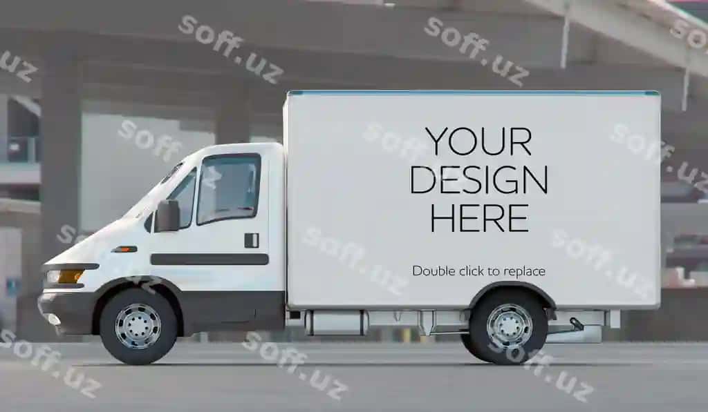 Mockup ko'rinishi seriya transport vositalari 3d rendering | Mockup view series vehicles 3d rendering
