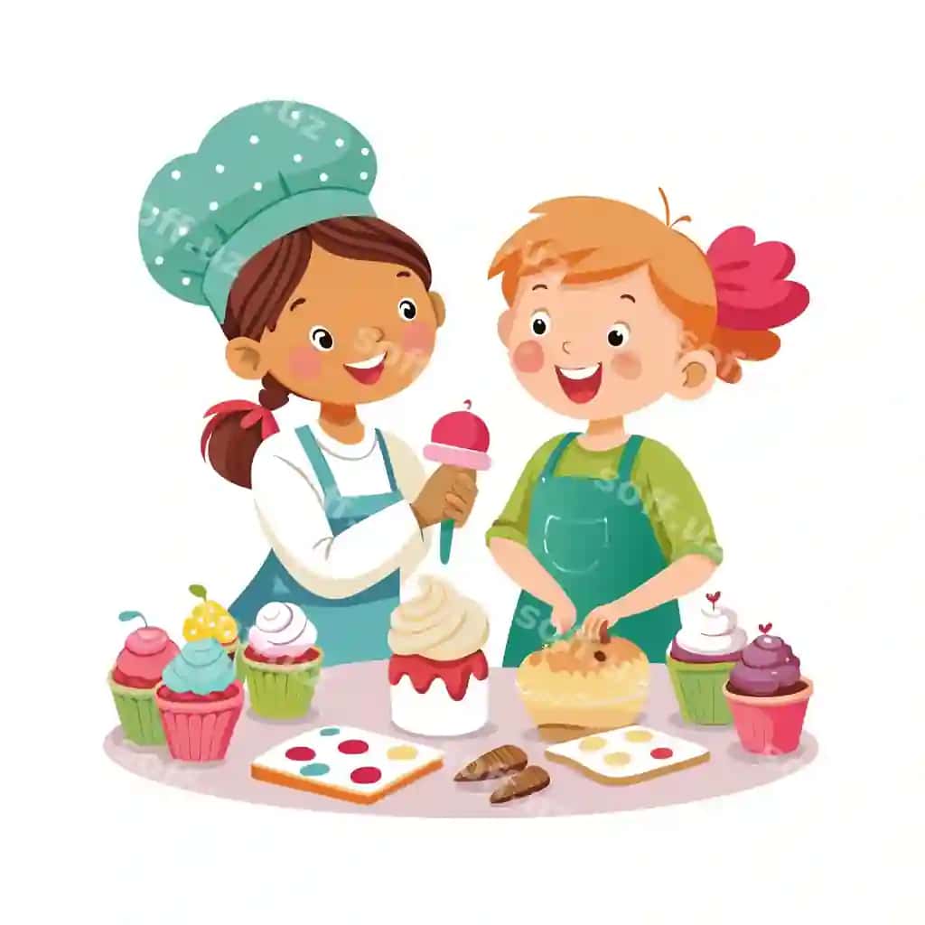 Bolalar uchun vektorli illyustratsiya konsepsiyasi | Kids moments vector illustration concept