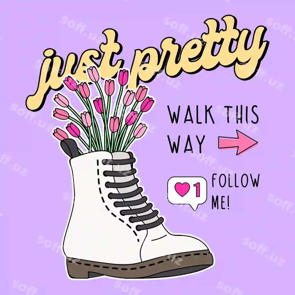 Faqat go'zal oq etik ichidagi gullar bilan | Just pretty white boots with flowers inside
