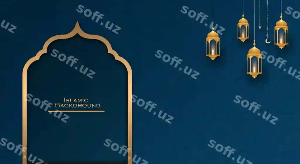 Ramazon keng islamiy orqa fonda dizayn arab xatt bilan | Ramadan kareem islamic background design with arabic calligraphy