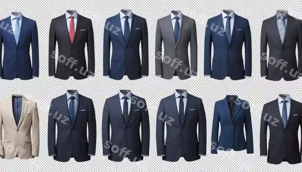 Stilli biznes kostyumlar komplekti dizaynlari | Set stylish business suits designs