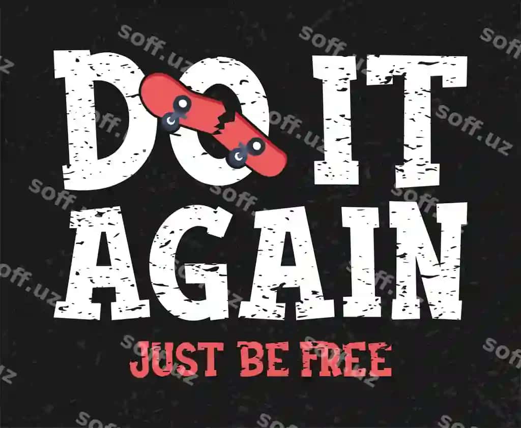 Yana faqat bepul tipografik poster konsepsiyalari | It again just be free typography poster concepts