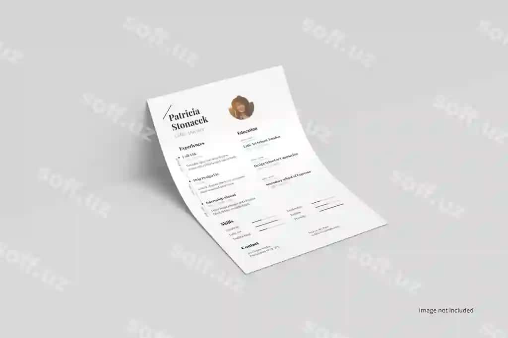 Flyer namuna dizayn chiqarishi | Flyer mockup design rendering