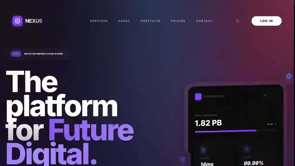NEXUS IT - Premium Business Landing Page (React, Vite & Tailwind CSS)