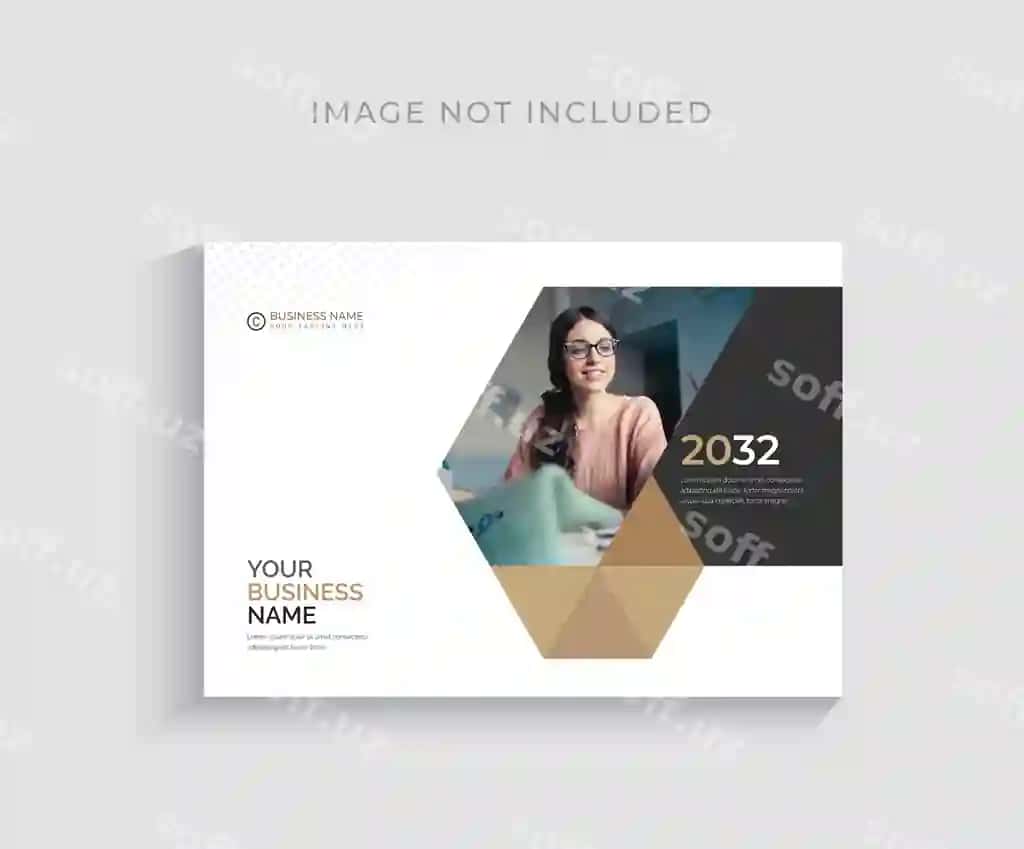 Murola dizayn shabloni korporativ biznes yillik hisobot broshyuri | Cover design template corporate business annual report brochure