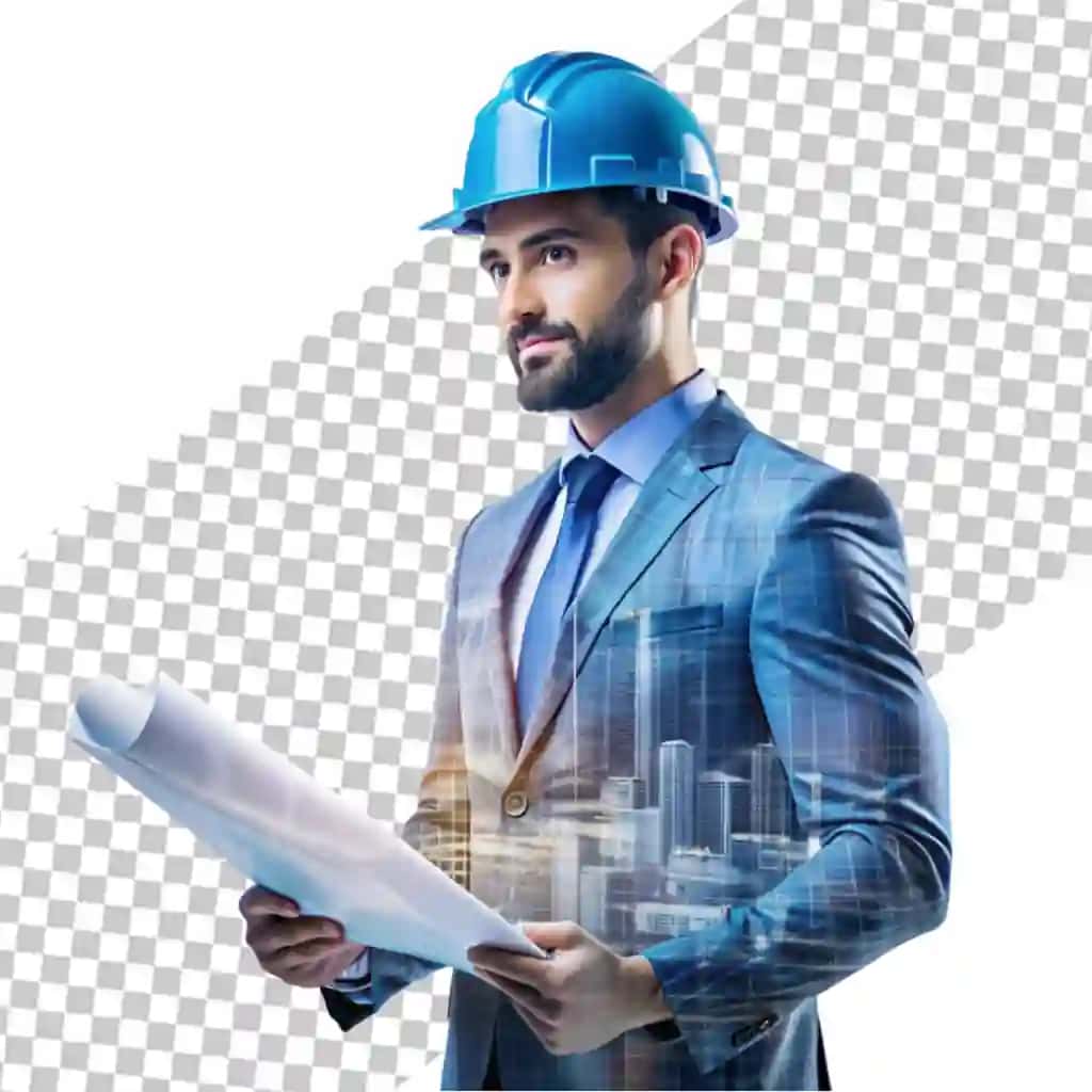 Ishchi chizilgan eskiz rejasi | Worker drawing sketch plan