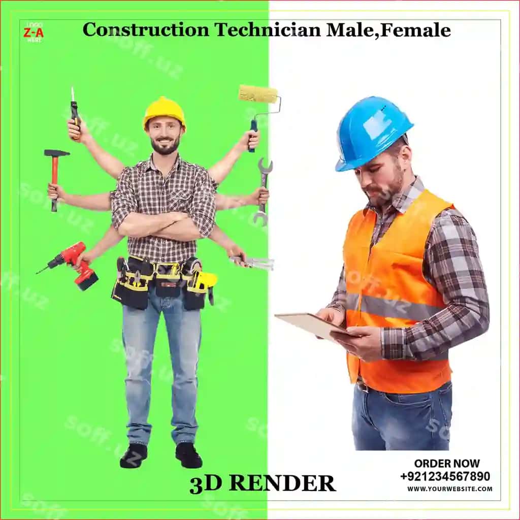 Qurilish texnikari (erkak/ayol) | Construction technician malefemale