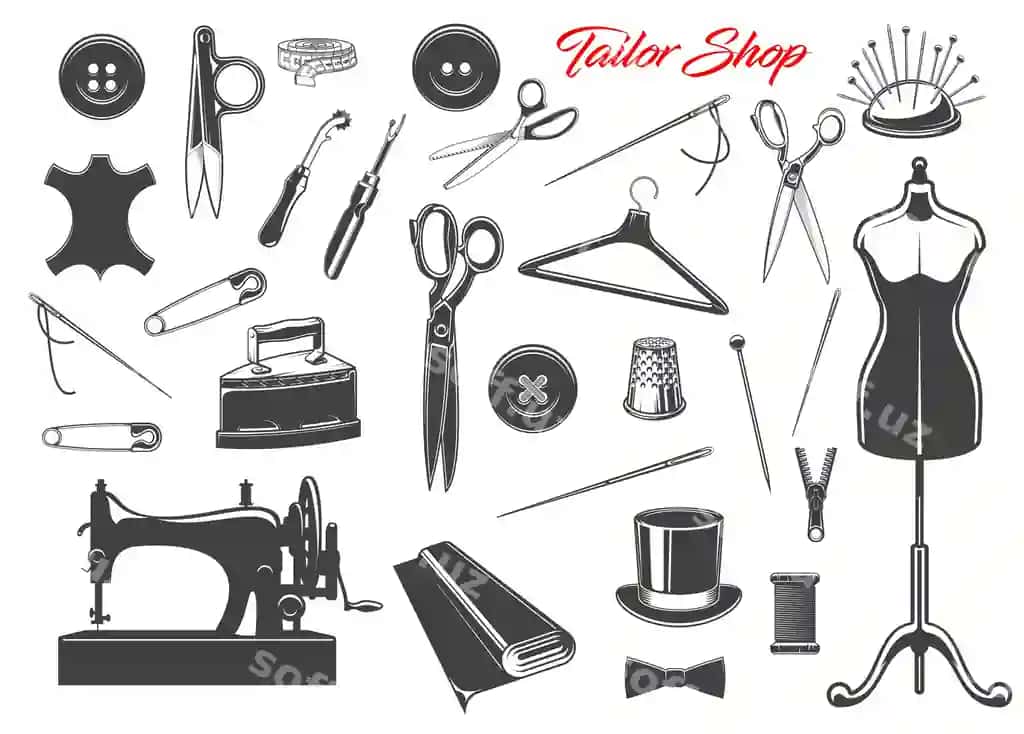 Tikuv asboblari igna iplari tugmalar ignalari | Sewing tools needle threads buttons pins