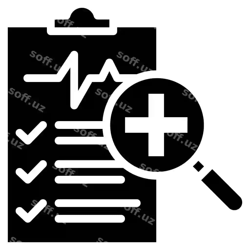 Tashxis ikonka vektor rasm ADHD uchun ishlatish mumkin. | Diagnosis icon vector image can be used adhd