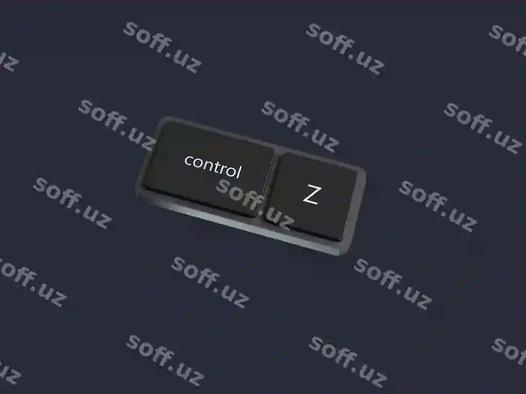 Abstrakt kompyuter klaviyaturi boshqarish Z tugmasi qora sahna 3D render | Abstract computer keyboard control z button black scene 3d rendering