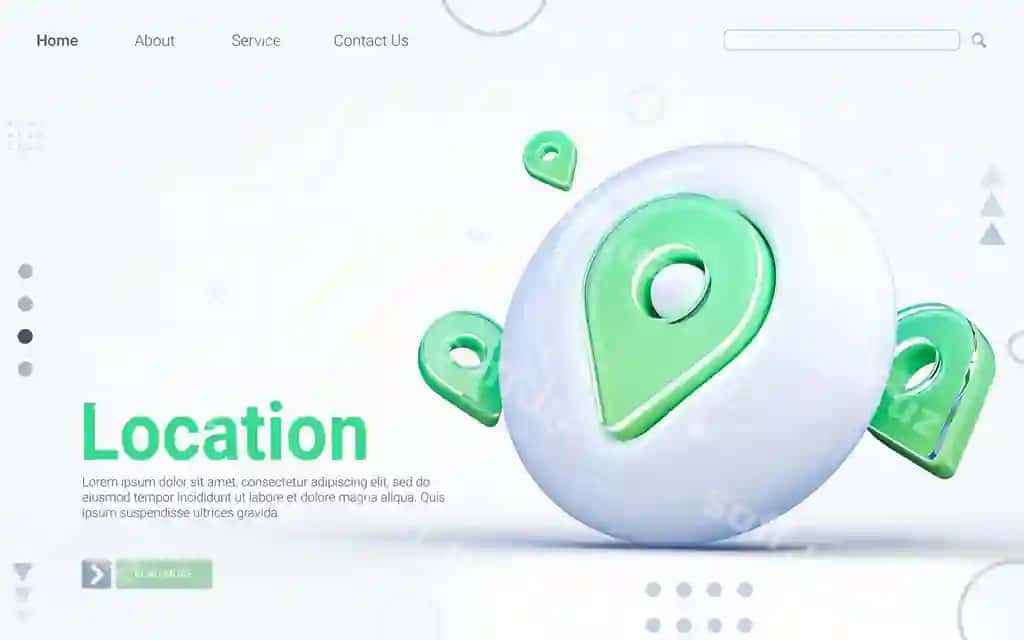 Haqiqiy 3D renderlash joylashuv belgisi 3D renderlash belgisi oq yaltiroq | Realistic 3d rendering location sign 3d rendering icon white glossy