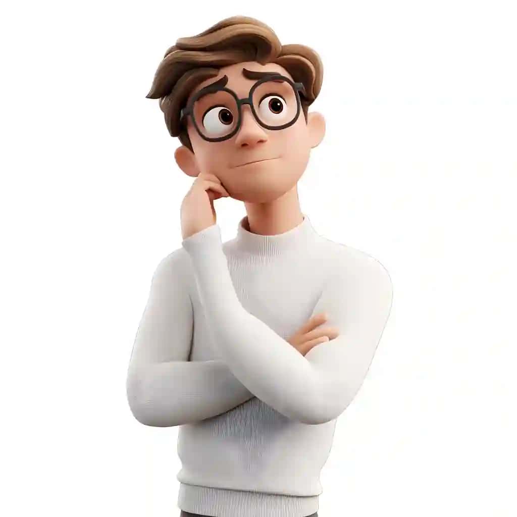 3D multfilm qahramoni qiziqarli o'smir | 3d cartoon character fun teenager