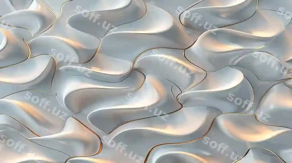 3D ko'rsatilgan ajoyib naqshli devor qog'ozi | 3d rendered cool pattern wallpaper