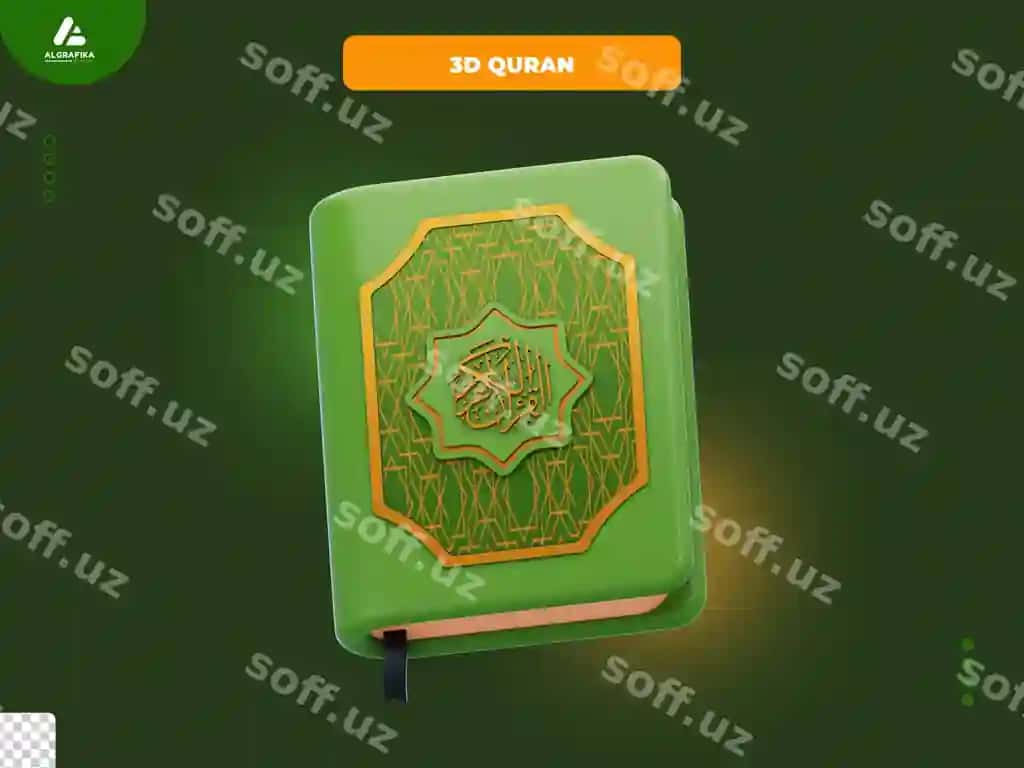 Qur'on jadvali uch o'lchovli ikonka | Quran table 3d icon