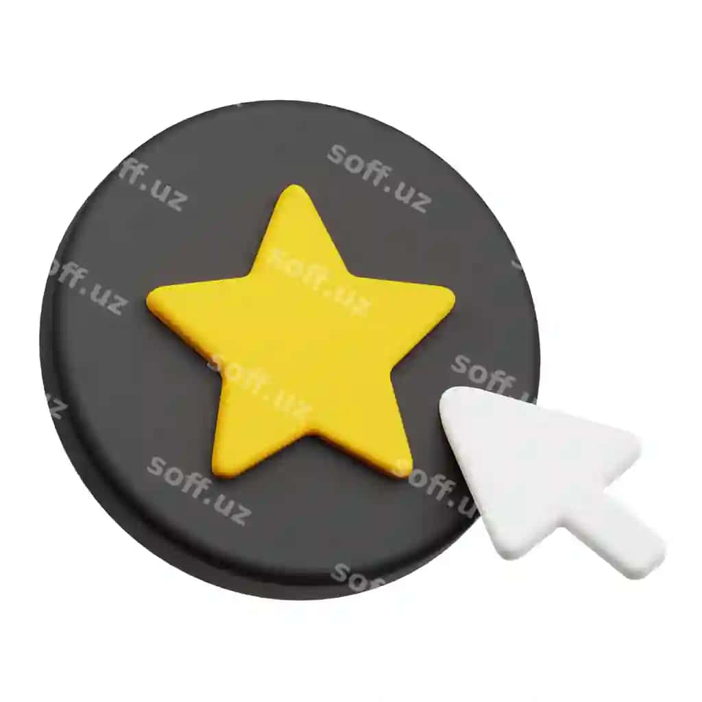 Izolyatsiya qilingan oq fonda kursorni ko'rib chiqish 3D belgisini bosing | Click cursor review 3d icon isolated white background