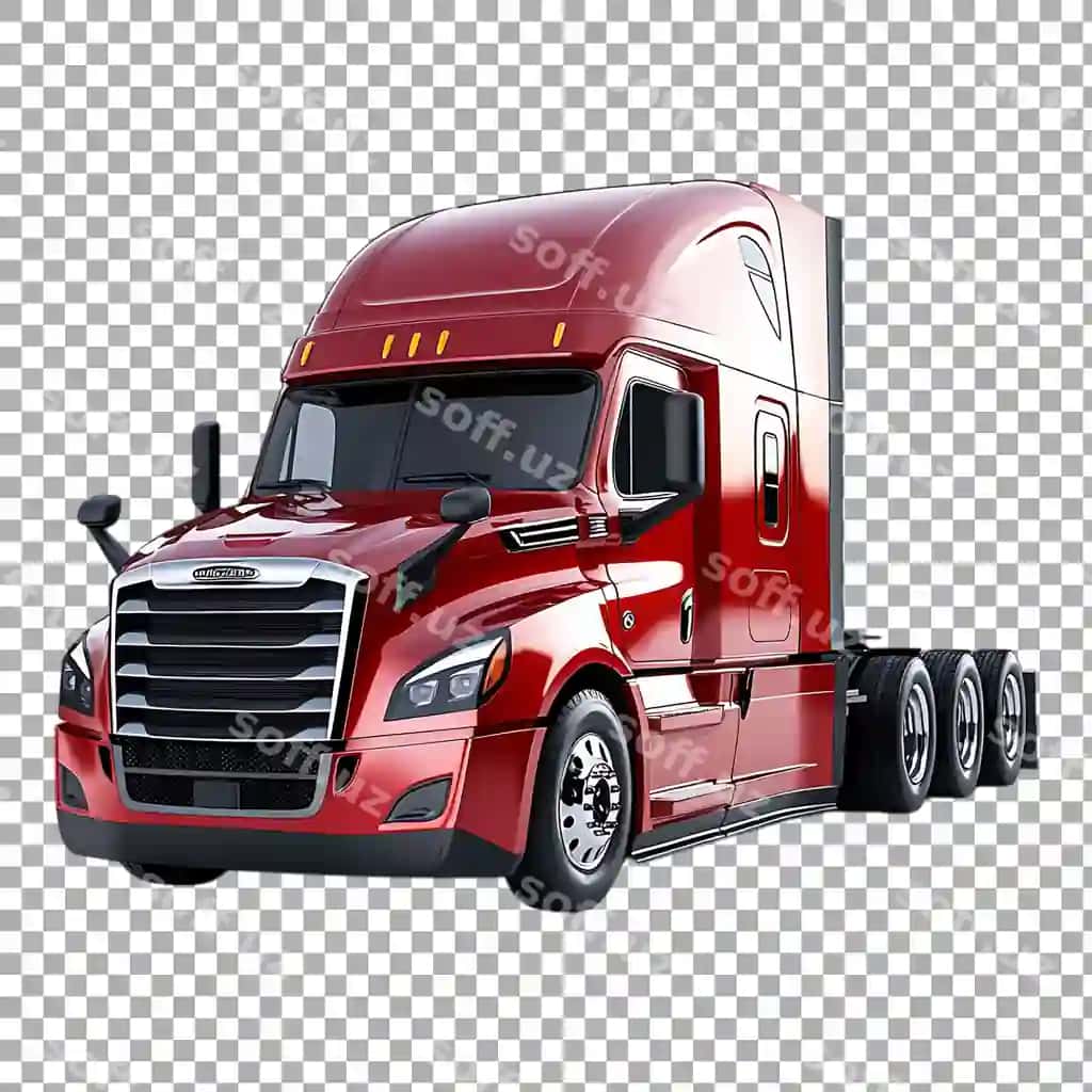 Png Freightliner Cascadia yuk avtomobili shaffof fonda | Png freightliner cascadia truck against transparent background
