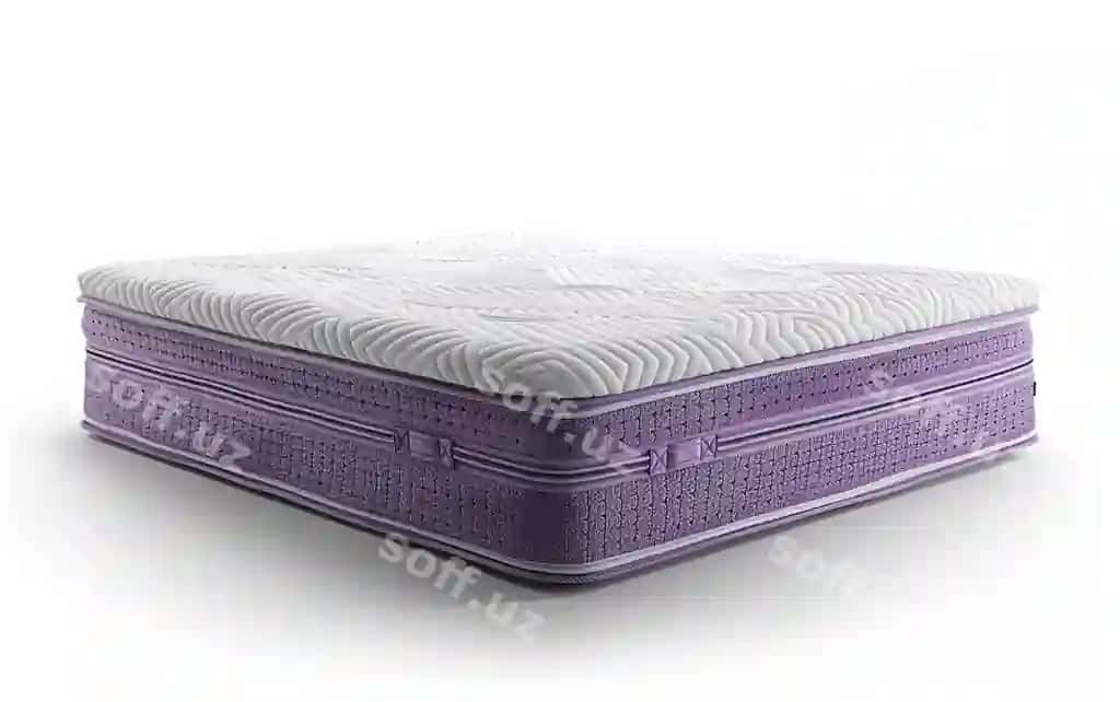 Binafsha oq matras pastki binafsha dizaynli | Purple white mattress with purple design bottom