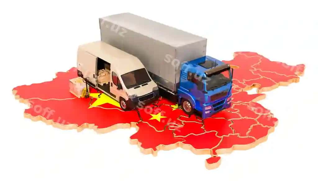 Jo'na yetkazib berish Xitoy kontseptsiyasi 3D renderi | Shipping delivery china concept 3d rendering 2