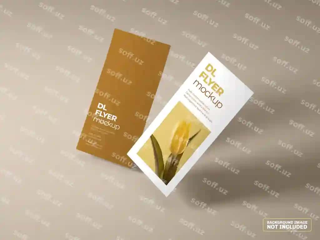 Dl varaqasi maketi | Dl flyer mockup