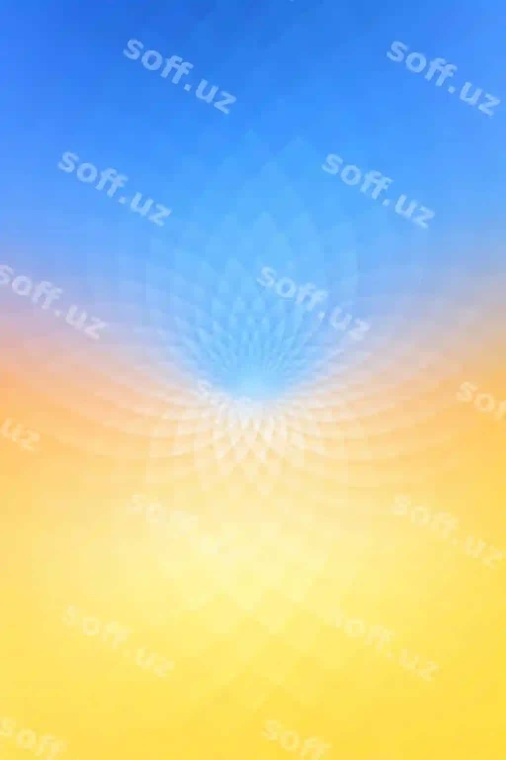 Moviy sariq fonli UHD devor qog'ozi bilan muqaddas geometriya nosimmetrik izolyatsiyalangan dizayn | Sacred geometry with blue yellow background uhd wallpaper symmetrical isolated design