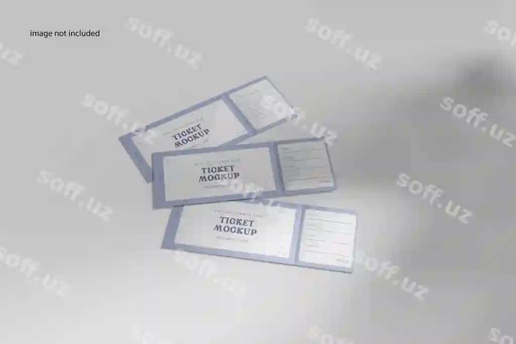 Chipta namunasi | Ticket mockup