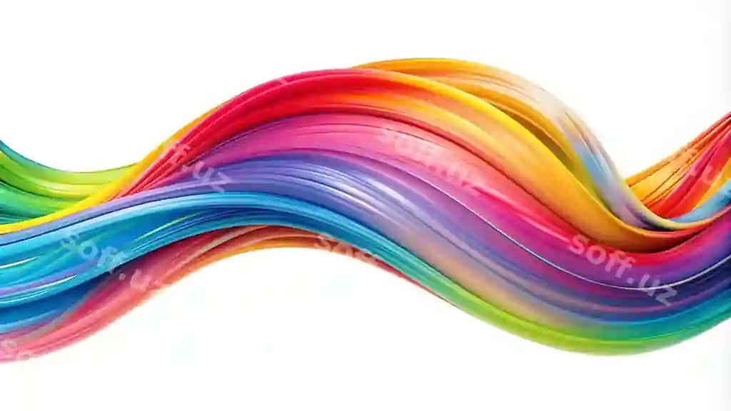 Abstrakt rangli aylanma orqa fon | Abstract colorful swirling background