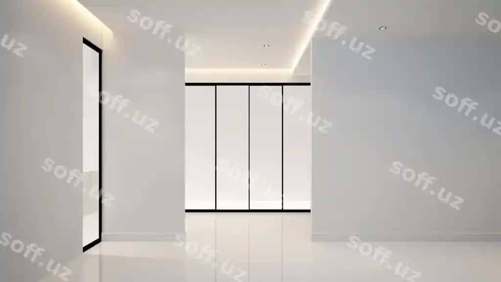 Bo'sh xona mehmonxona apartamenti san'at asari ichki dizayn | Empty room hotel apartment artwork interior design