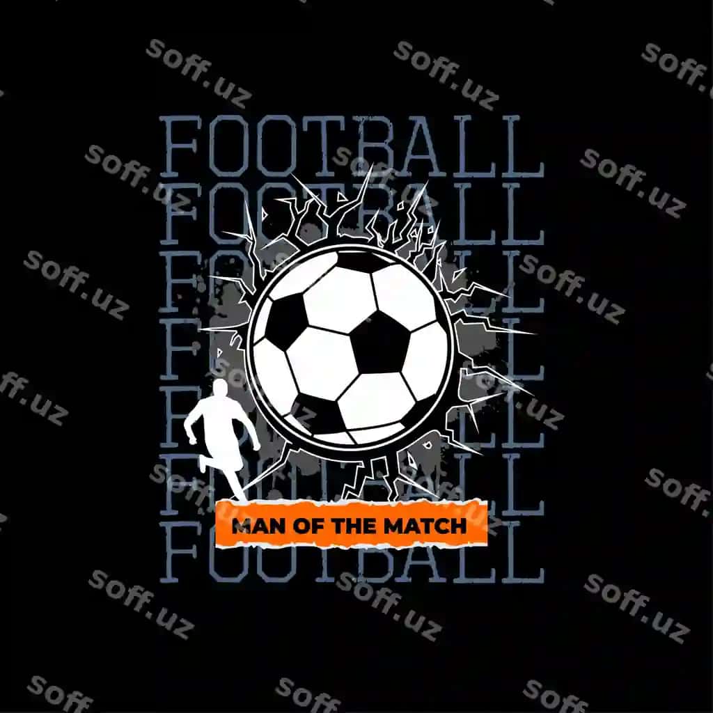 Futbol o'yini hech qachon futbolka dizaynini to'xtatmaydi | Football play game never stop t shirt design