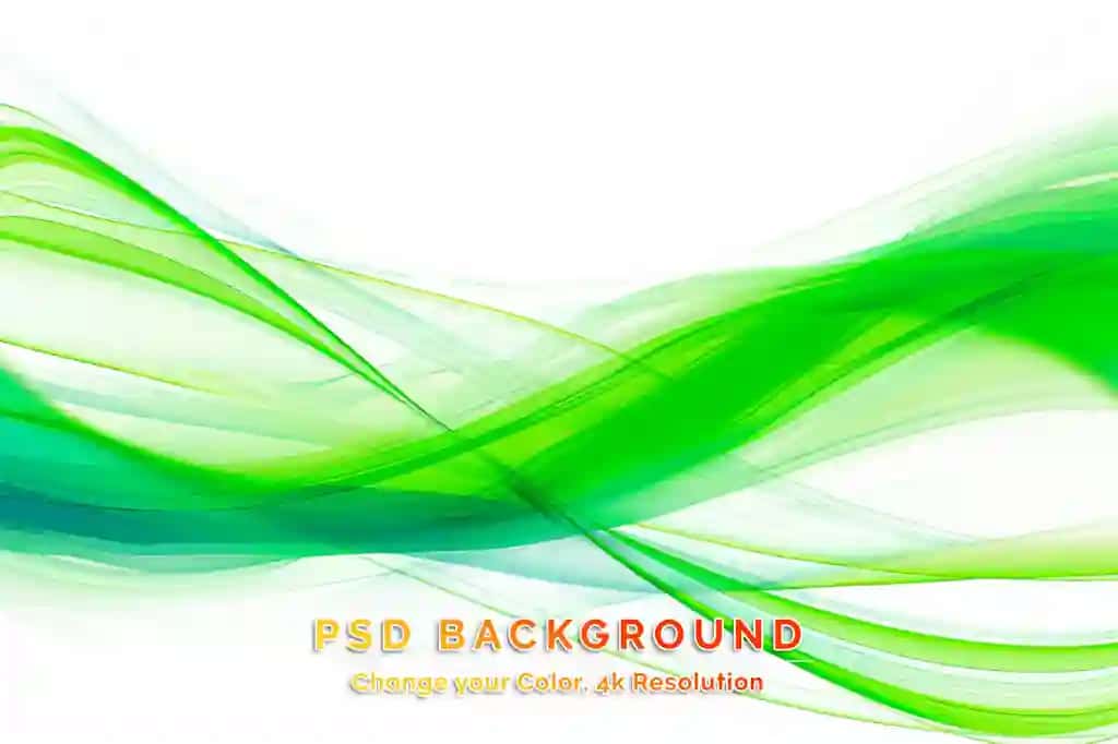 Mavhum harakat silliq rang to'lqin egri yashil ko'k chiziqlar | Abstract motion smooth color wave curve green blue lines
