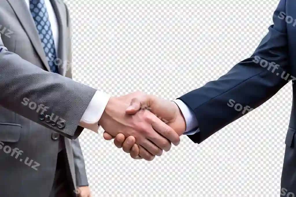 Qo'llar salbratish shartnoma tuzishni ifodalovchi biznes bitimi | Hands shaking business agreement representing deal making