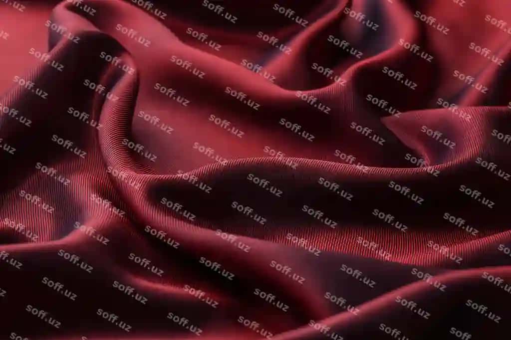 To'lqinli porloq ipak parda | Wavy glossy silk drapery