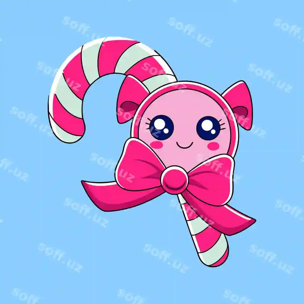 Noel shirin toʻxtongacha bayramlik chop etiladigan grafik dizayn | Christmas candy stick festive printable graphics design