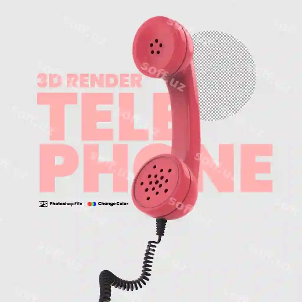 3D render telefon | 3d render telephone