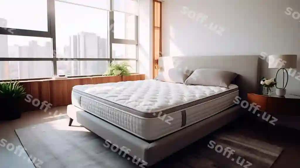 Oq xona katta oq varaqli katta pillowlar | White bedroom with big white bed large pillows