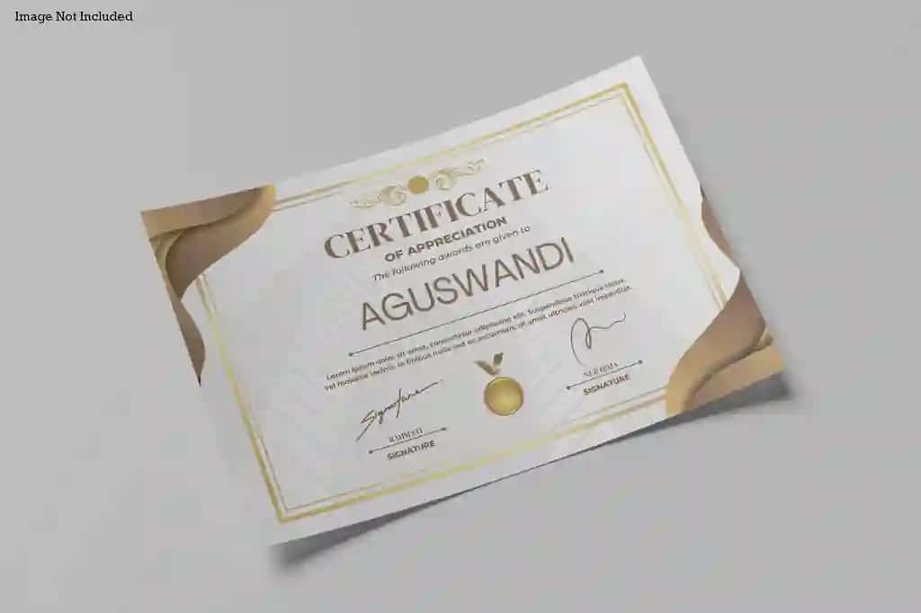 Sertifikat maketi | Certificate mockup