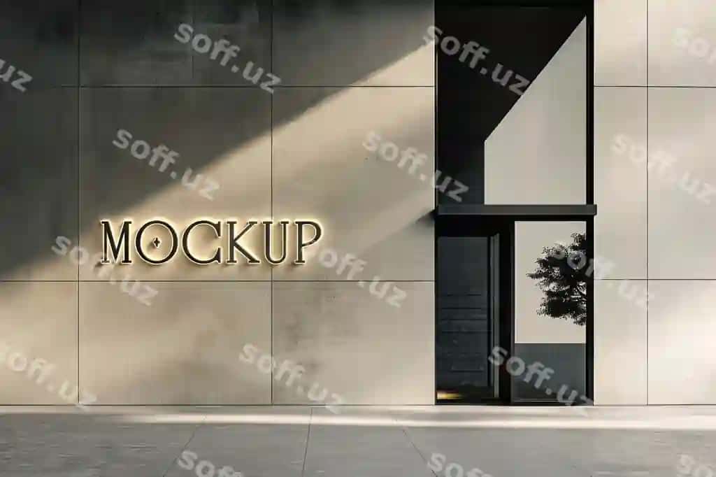 Bino fassadasi namunasi | Building facade mockup